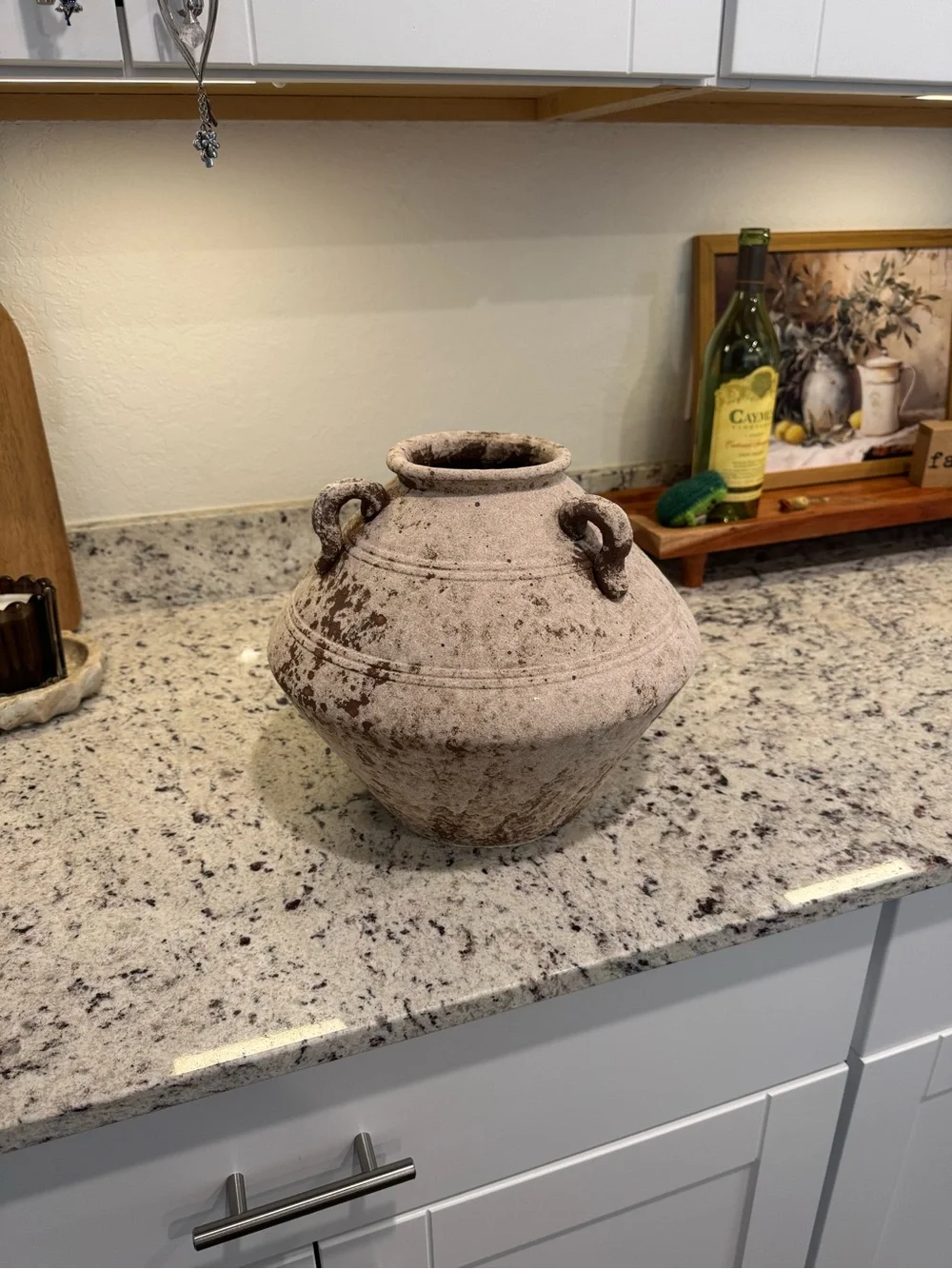 Rustic Brown Ceramic Vase